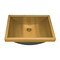 Ruvati 20 x 14 inch Brushed Gold Polished Brass Rectangular Bathroom Sink Semi-Recessed RVH6211GG - alternate 1